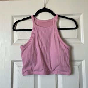 Klassy network High Neck Brami (Crop) pink